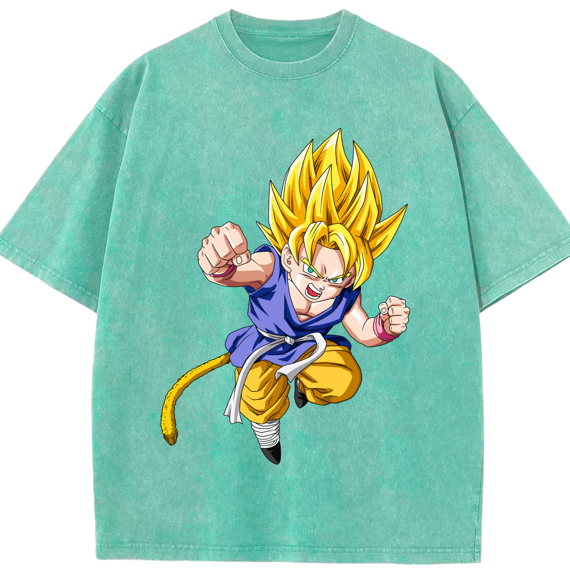 （画像用） ドラゴンボール ベジット DRAGON BALL Vegetto 綿100% ヴィンテージ風 半袖Tシャツ（フロントプリント）